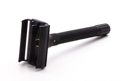 Weishi Bandana-Series Matte Black  Double Edge Safety Razor