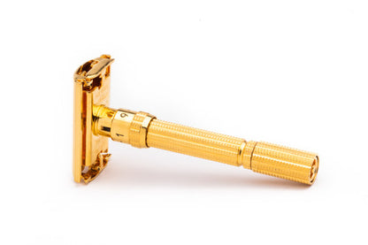 1965 Gillette Slim Adjustable TTO Safety Razor K3 24K Gold Revamp