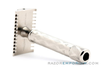 1930's Gillette New Deluxe Criterion Safety Razor Set | Factory Nickel Revamp