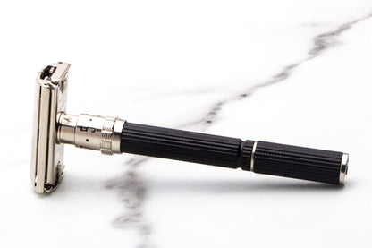 1971 R3 Gillette Super Adjustable 109 Adjustable DE Safety Razor | Factory Nickel Revamp