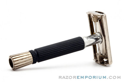 1967 Gillette Black Handle Super Speed Double Edge Safety Razor - M1