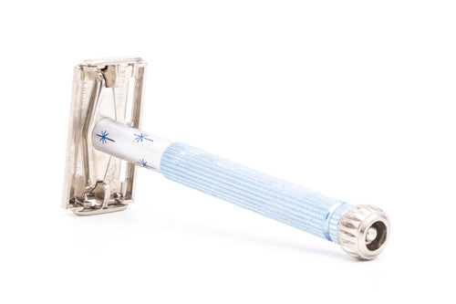 Gillette Razor Stars 1963 I4 Gillette Blue Star Lady Gillette Double Edge Safety Razor | Or ...