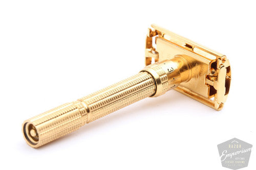 Gillette 1965 Slim Adjustable Safety Razor * Gold Revamp