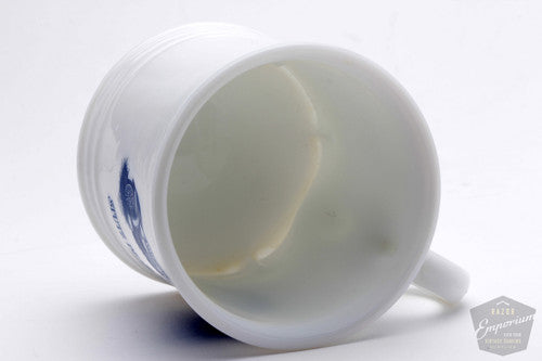 Surrey Milk Glass Shaving Mug - Stutz Bearcat 1914