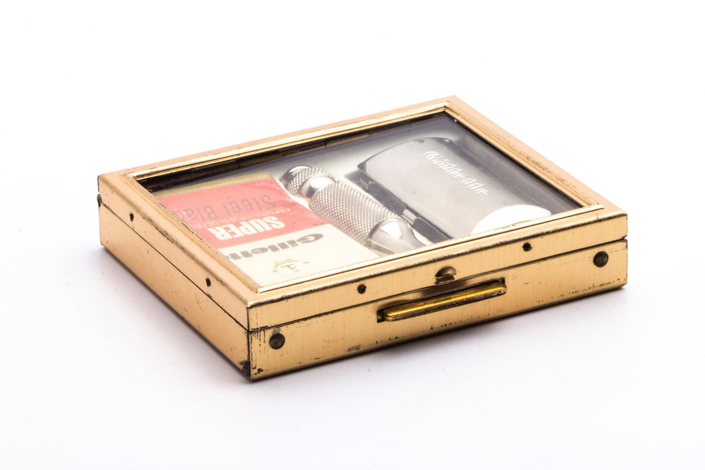 1965 K4 Gillette Tech Travel Safety Razor Set | Original Condition