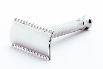 Gillette Fluted Tip Aristocrat Double Edge Safety Razor | Nickel Revamp