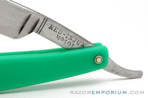 5/8" H. Boker "RED INJUN" No. 101 Square Point Straight Razor