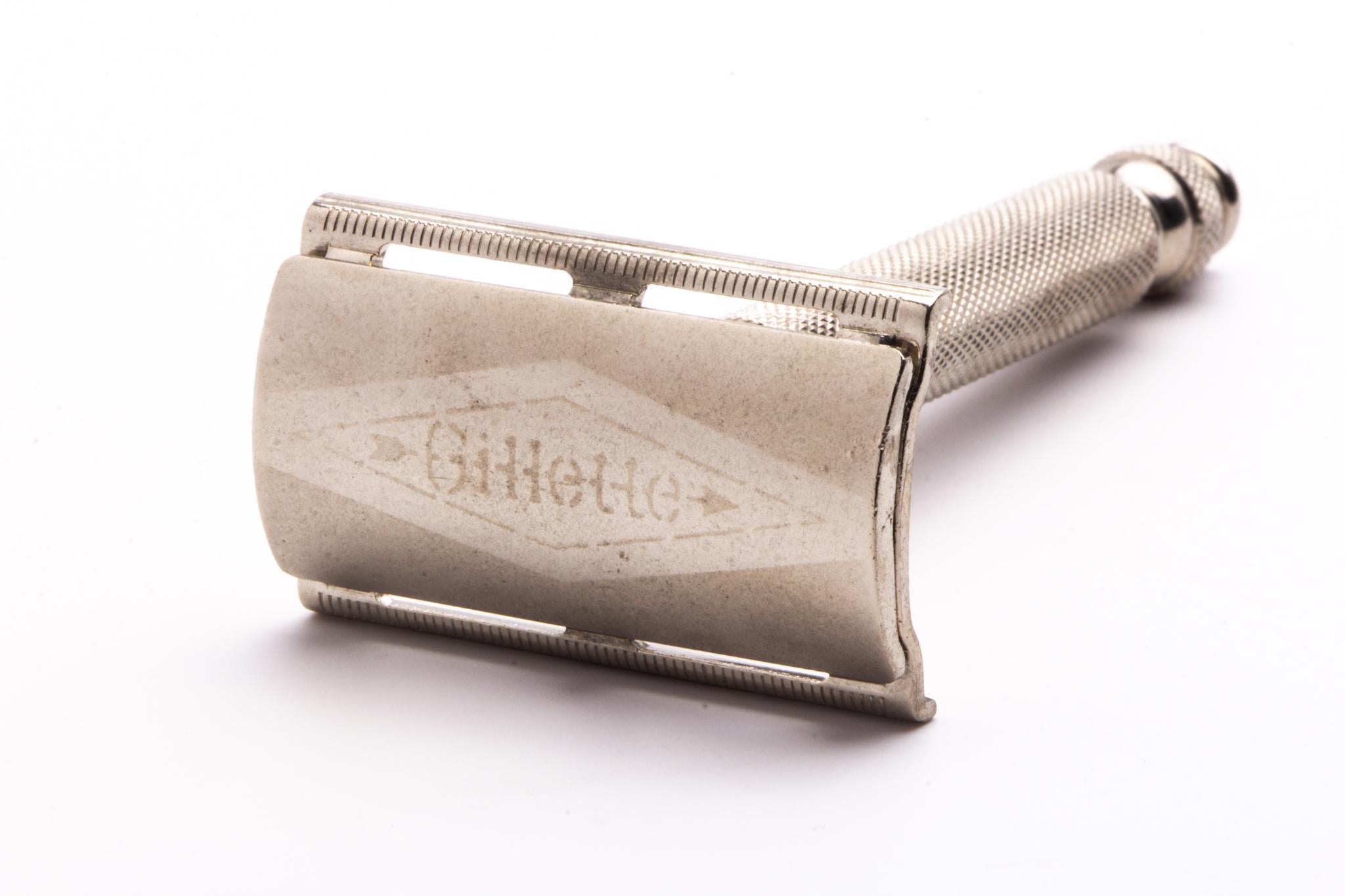 1961 G1 Gillette Etched Logo Cap Ball End Tech Razor | Original Condit ...