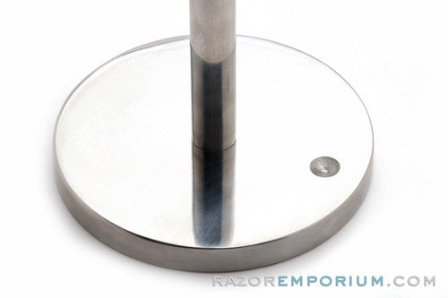 Two Piece Brush & Straight Razor Stand | Stainless Steel Stand