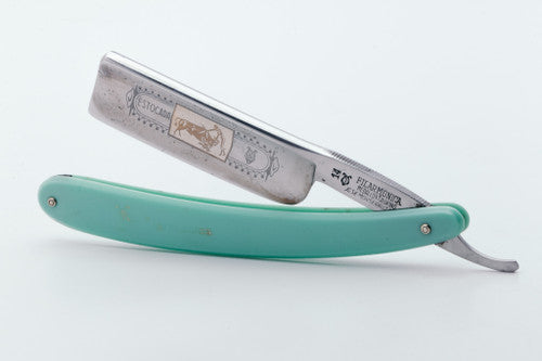 7/8" Filarmonica #14 Medallon Taurino Straight Razor w/ Coffin  | Spain