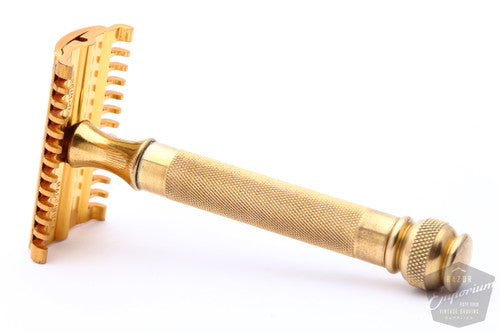 Gillette 1930s Long Comb NEW Double Edge Set | Floral Case