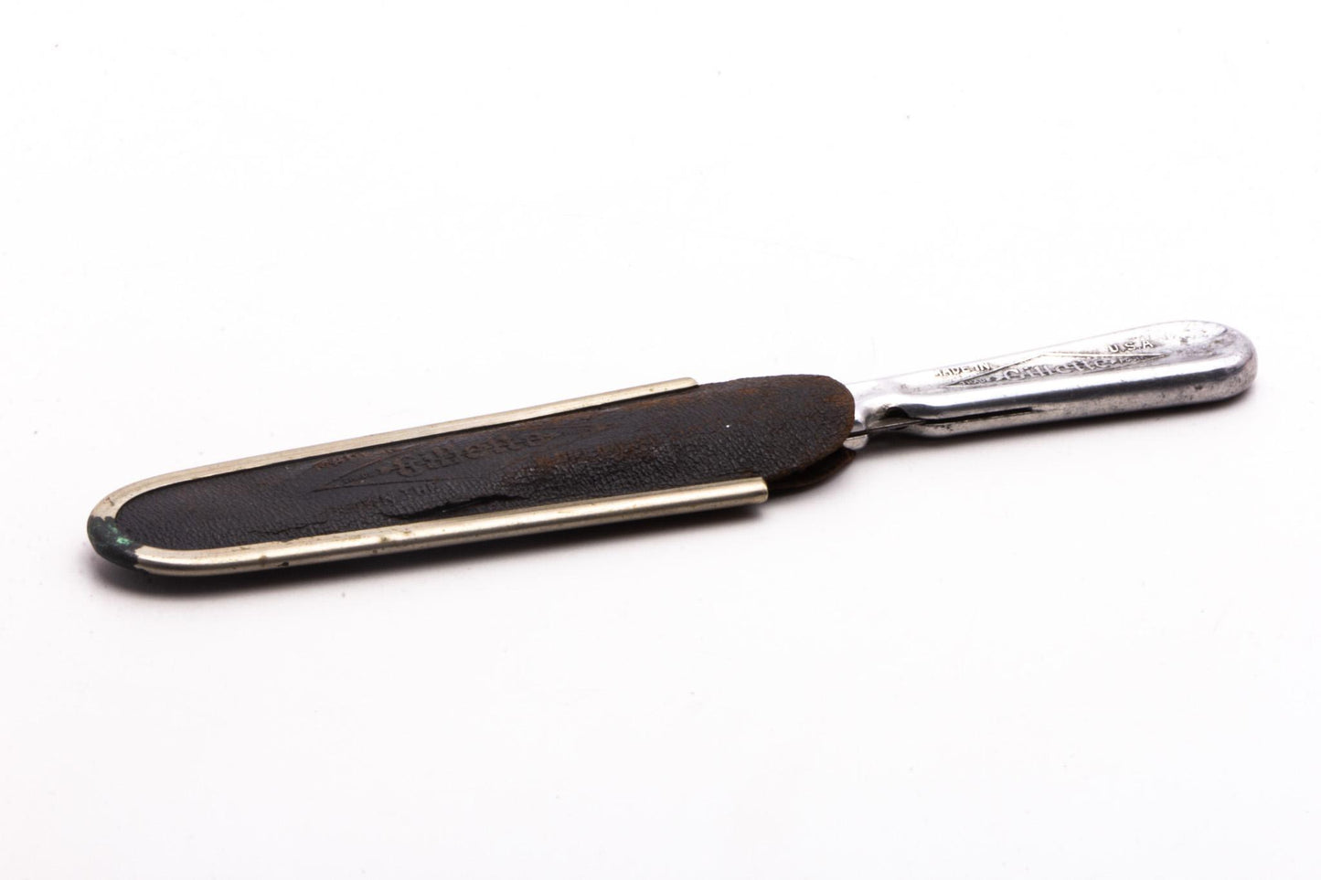 1910's Gillette Safety Razor Co.| Office Knife With Leather Sheath