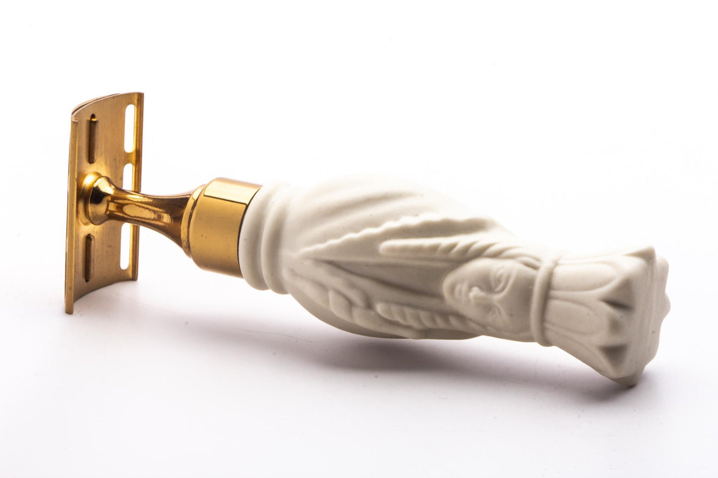 Evans | Gold Double Edge Safety Razor With Queen Sculpted Handle