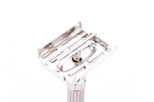 1960 F1 Gillette Fatboy TTO Adjustable Double Edge Razor | Rhodium Revamp