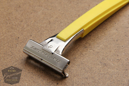 Schick Easy Rider Men's Yellow Handle 1960's Injector Safety Razor