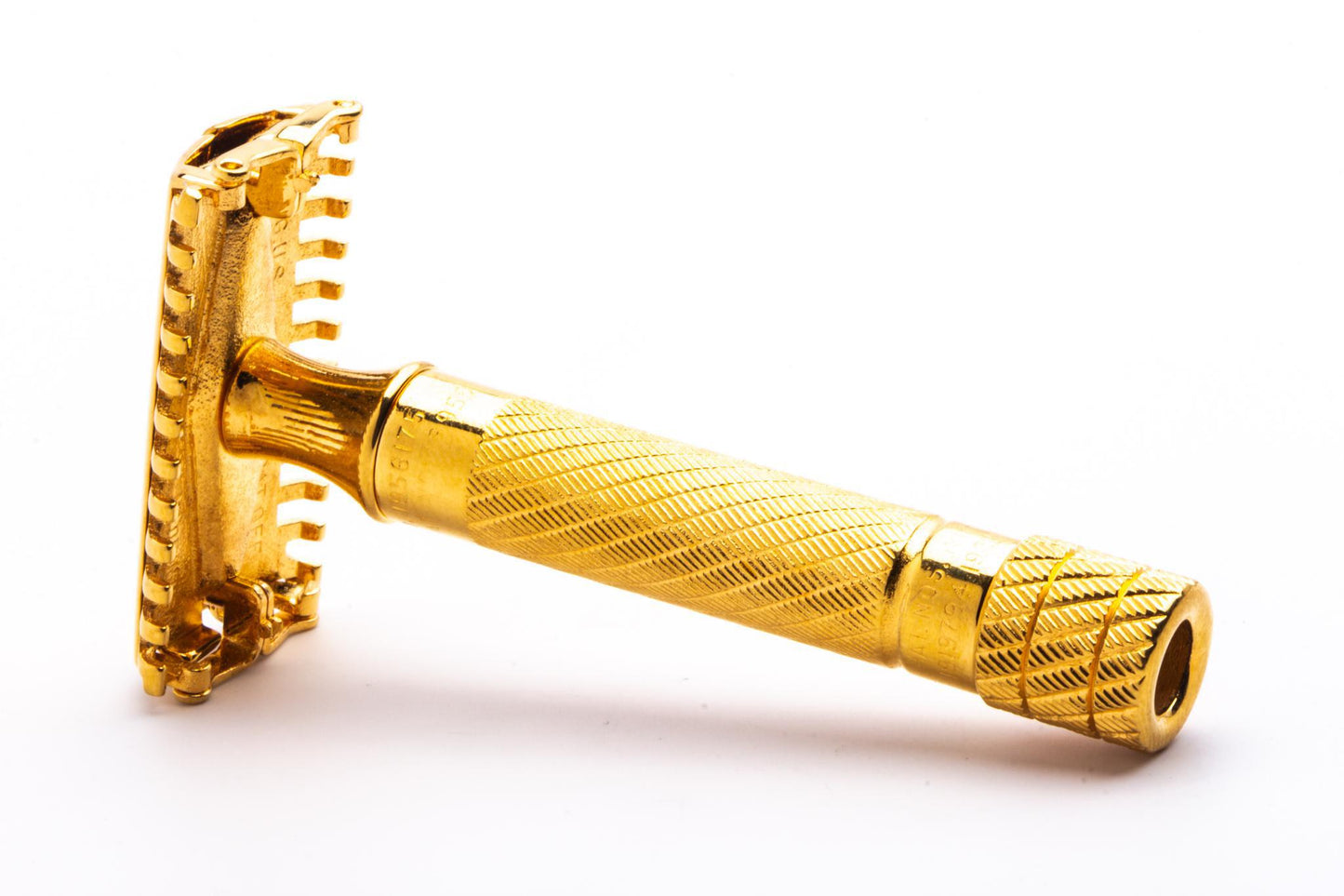1936 Gillette Aristocrat Deluxe Double Edge Razor  | 24K Gold Revamp