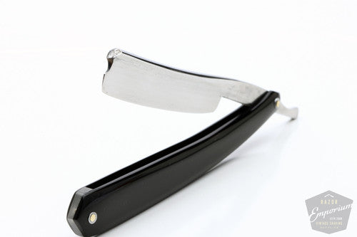 9/16'' Klas Tornblom Faux Frameback Black Diamond Acrylic Straight Razor
