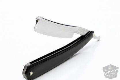 9/16'' Klas Tornblom Faux Frameback Black Diamond Acrylic Straight Razor