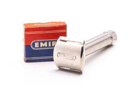 1960s EMIR Travel Mustache Razor With Blades | Original Condition