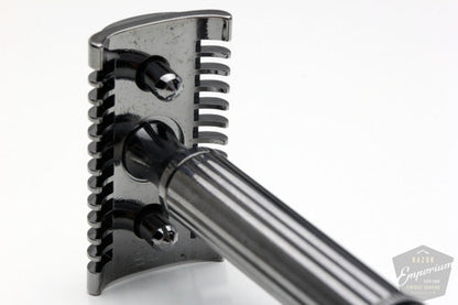 Fatip Black Nickel Grande Open Comb | Double Edge Safety Razor