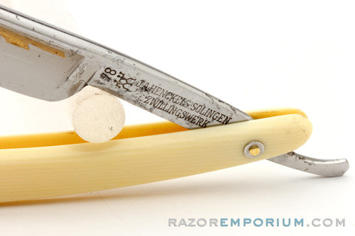 9/16" J.A. Henckels #78 Straight Razor w/ Case | Solingen, Germany
