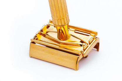 1956 Gillette President DE Safety Razor 24K Gold Revamp