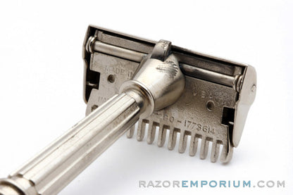 1930's Gem Micromatic OC SE Safety Razor | Factory Nickel Revamp