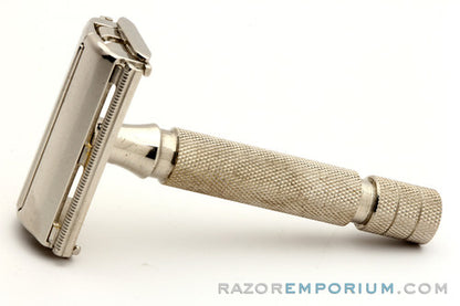 1950's Gillette English Rocket HD Razor w/ Blue  Case & Blades | Made in England