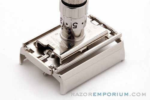1961 Gillette $1.95 Fatboy Adjustable DE Safety Razor G2 | Rhodium Revamp