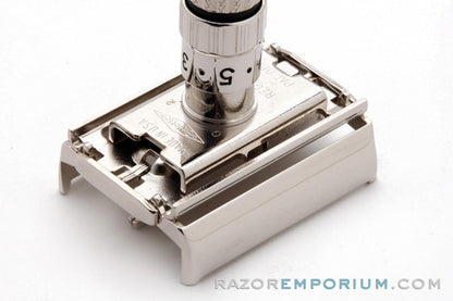 1961 Gillette $1.95 Fatboy Adjustable DE Safety Razor G2 | Rhodium Revamp