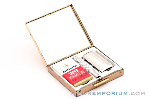 1971 Gillette Travel Tech DE Safety Razor Set R2
