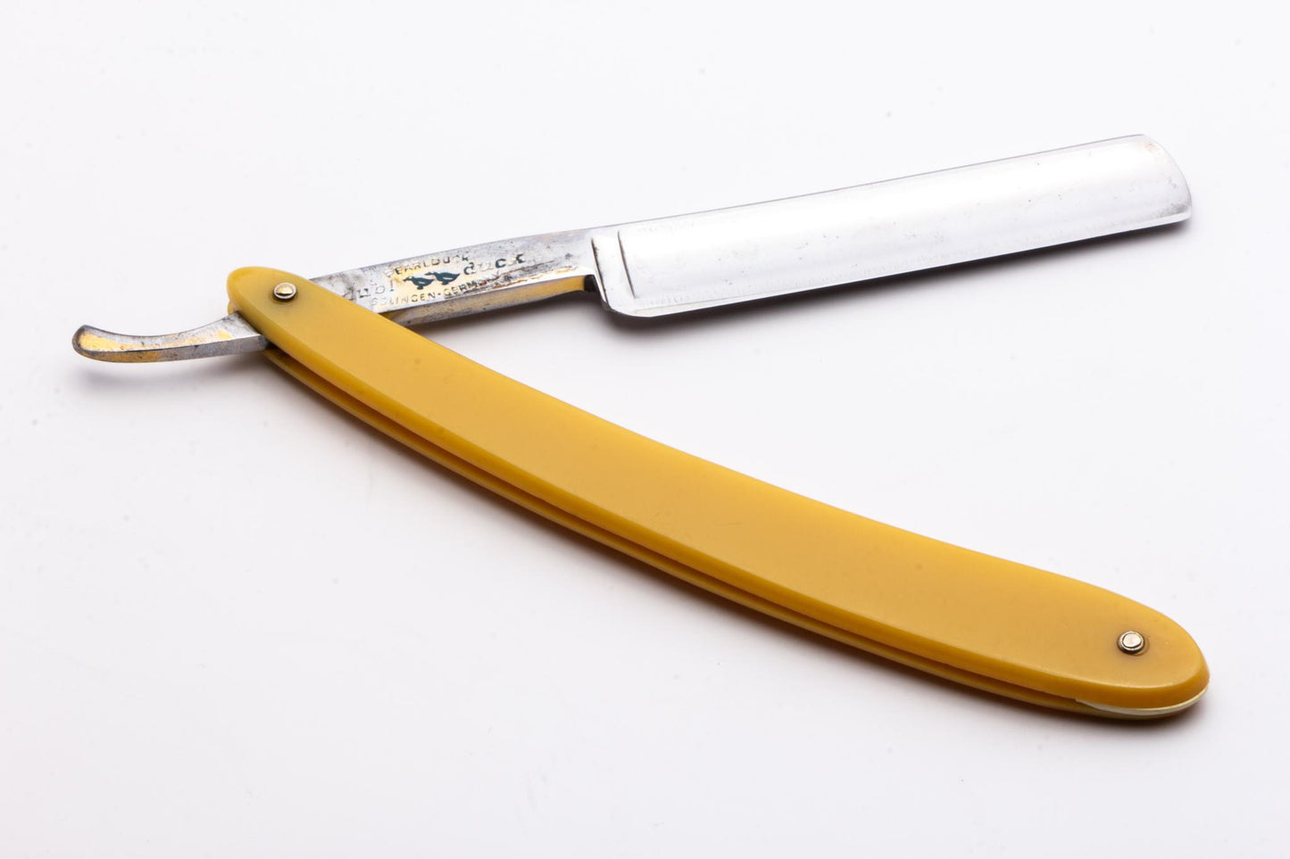 11/16" Dubl Duck Goldedge Vintage Restored Straight Razor| Solingen, Germany