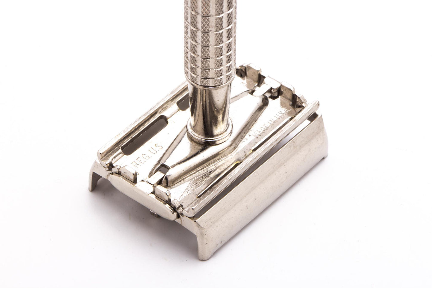 1964 J3 Gillette Flare Tip DE Super Speed TTO Safety Razor | Original Condition