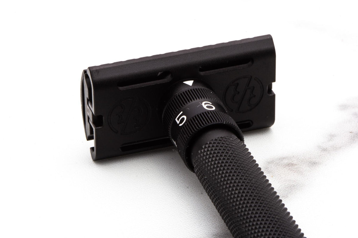 Rockwell Razors | SETPOINT Black Aluminum Adjustable Safety Razor