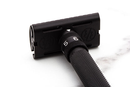 Rockwell Razors | SETPOINT Black Aluminum Adjustable Safety Razor