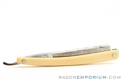 4/8" Finedge Cut Corp. Ostiso Wedged Straight Razor | Solingen, Germany