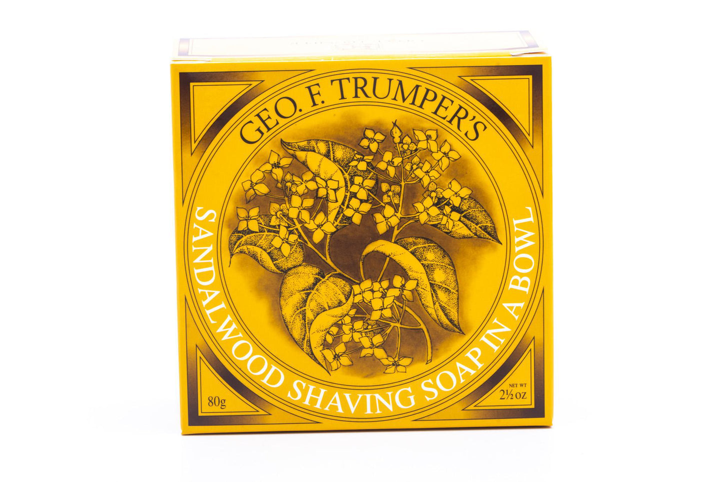 Geo F. Trumper | Sandalwood  Hard Shaving Soap in Wooden Bowl