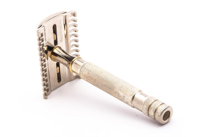 1936 Gillette NEW Long Comb Double Edge Safety Razor Set | Original Condition