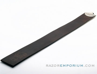 Geunine Imported Clydesdale Shell 2.5" Brown Straight Razor Strop & Canvas