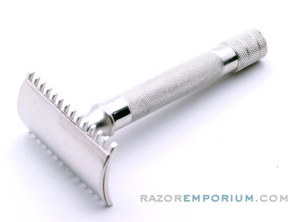 1920's Gillette Single Ring Old Type DE Safety Razor | Nickel Revamp