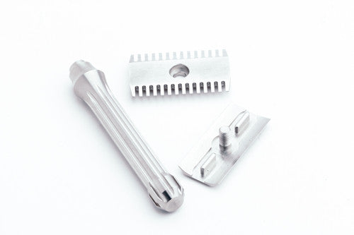Blackland Blackbird Open Comb Stainless Steel DE Safety Razor - 85mm
