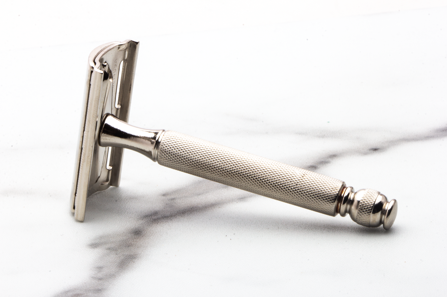 1940's Gillette Ball End Tech Three Piece Double Edge Safety Razor | Original Condition