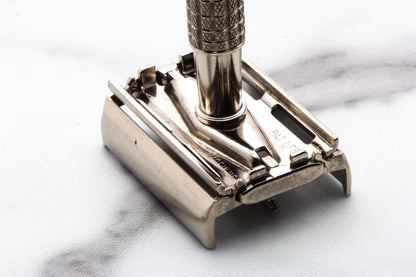 1966 L4 Gillette Flare Tip Super Speed Safety Razor Set | Original Condition