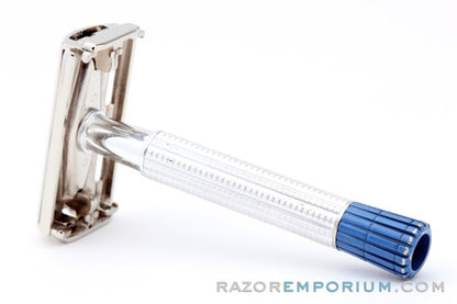 1957 Gillette Blue Tip Light DE Super Speed Razor C2