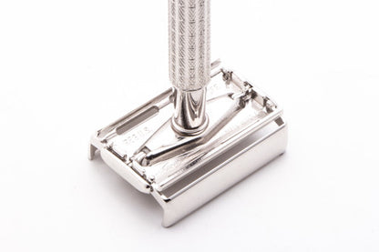 1956 B4 Gillette Flare Tip Double Edge Safety Razor  | Rhodium Revamp