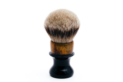 Vintage Restored Wooden Shave Brush | Badger