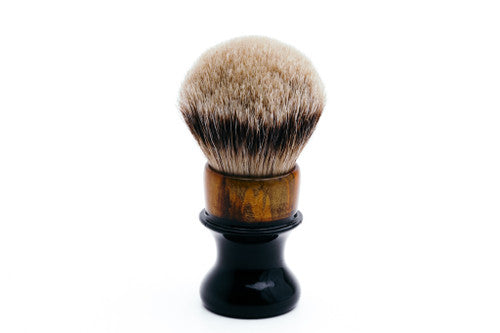Vintage Restored Wooden Shave Brush | Badger