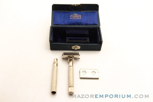 1930's J.A. Henckels Safety Razor in Leather Case