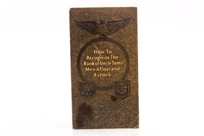 Gillette Informational Booklet | How to Recognize The Rank of Uncle Sam's Men Afloat or Ashore