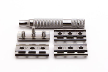 Rockwell 6C Gun Metal Adjustable Double Edge Safety Razor | Used